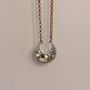 NWOT Lulu Frost Gem Crescent Necklace